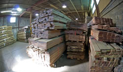 Wholesale bundles of decking ready to be shipped
