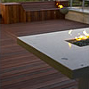 San Francisco ipe deck at sunset